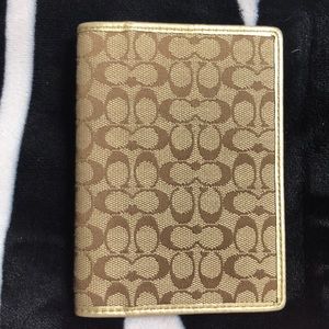 Coach passport cover